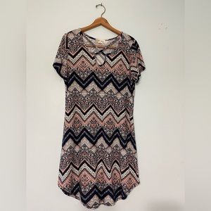 Knee length mandala dress